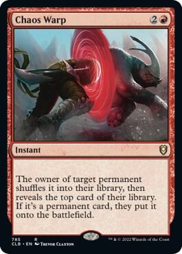 Chaos Warp (785) [Commander Legends: Battle for Baldur's Gate]