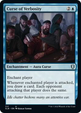 Curse of Verbosity (717) [Commander Legends: Battle for Baldur's Gate]
