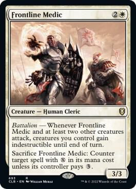 Frontline Medic (693) [Commander Legends: Battle for Baldur's Gate]