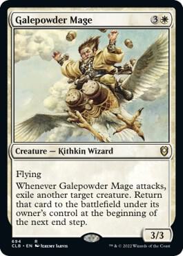 Galepowder Mage (694) [Commander Legends: Battle for Baldur's Gate]