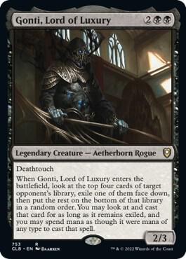 Gonti, Lord of Luxury (753) [Commander Legends: Battle for Baldur's Gate]