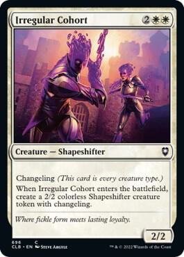 Irregular Cohort (696) [Commander Legends: Battle for Baldur's Gate]