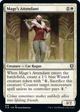 Mage's Attendant (698) [Commander Legends: Battle for Baldur's Gate]