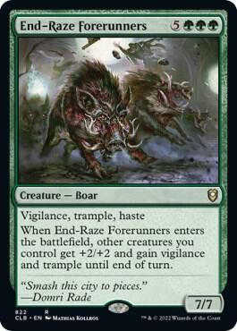 End-Raze Forerunners (822) [Commander Legends: Battle for Baldur's Gate]