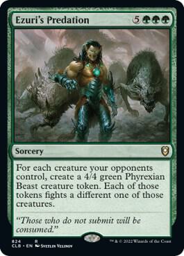 Ezuri's Predation (824) [Commander Legends: Battle for Baldur's Gate]