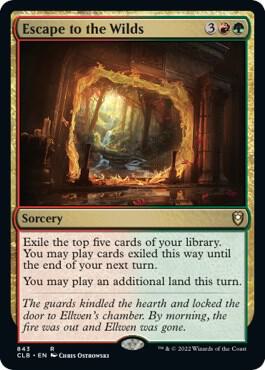 Escape to the Wilds (843) [Commander Legends: Battle for Baldur's Gate]