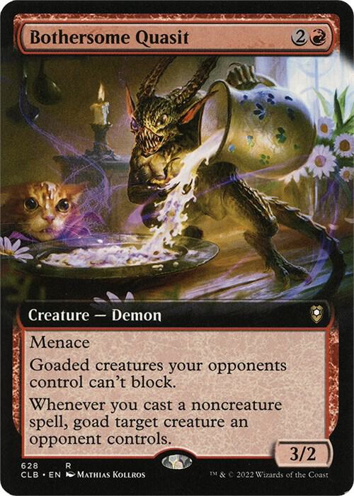 Bothersome Quasit (Extended Art) (628) [Commander Legends: Battle for Baldur's Gate] [Extended Art]