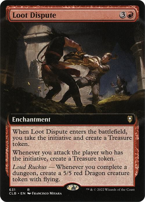 Loot Dispute (Extended Art) (631) [Commander Legends: Battle for Baldur's Gate] [Extended Art]