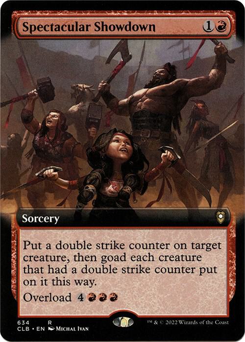 Spectacular Showdown (Extended Art) (634) [Commander Legends: Battle for Baldur's Gate] [Extended Art]