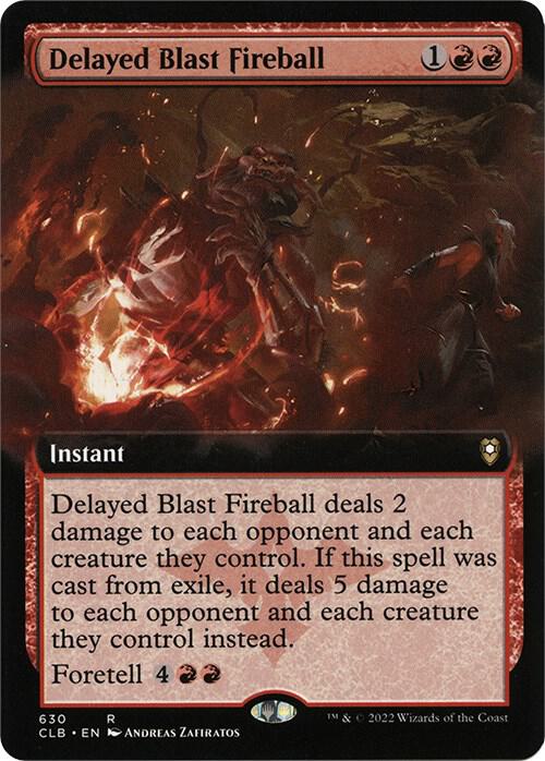 Delayed Blast Fireball (Extended Art) (630) [Commander Legends: Battle for Baldur's Gate] [Extended Art]