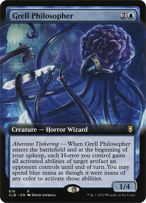 Grell Philosopher (Extended Art) (616) [Commander Legends: Battle for Baldur's Gate] [Extended Art]
