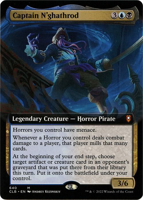 Captain N'ghathrod (Extended Art) (640) [Commander Legends: Battle for Baldur's Gate] [Extended Art]