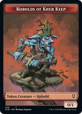 Kobolds of Kher Keep // Treasure Double-Sided Token (35 // 17) [Commander Legends: Battle for Baldur's Gate]