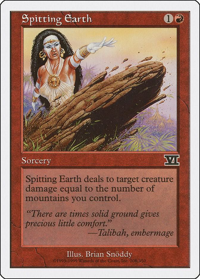 Spitting Earth (207) [Classic Sixth Edition]