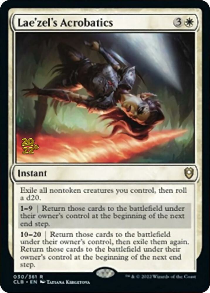 Lae'zel's Acrobatics (30) [Prerelease Cards]