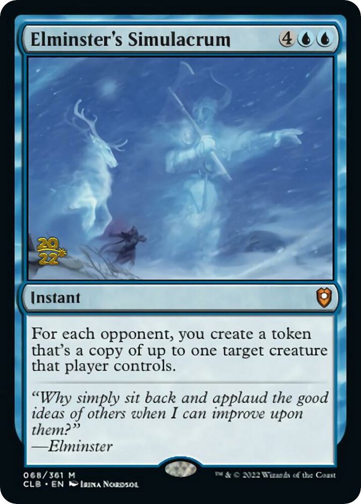 Elminster's Simulacrum (68) [Prerelease Cards]