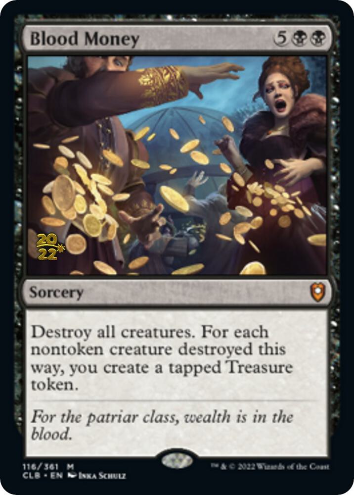 Blood Money (116) [Prerelease Cards]