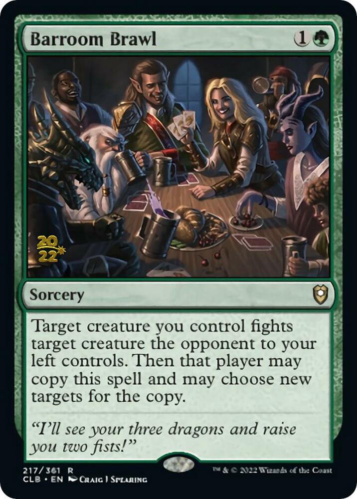 Barroom Brawl (217) [Prerelease Cards]