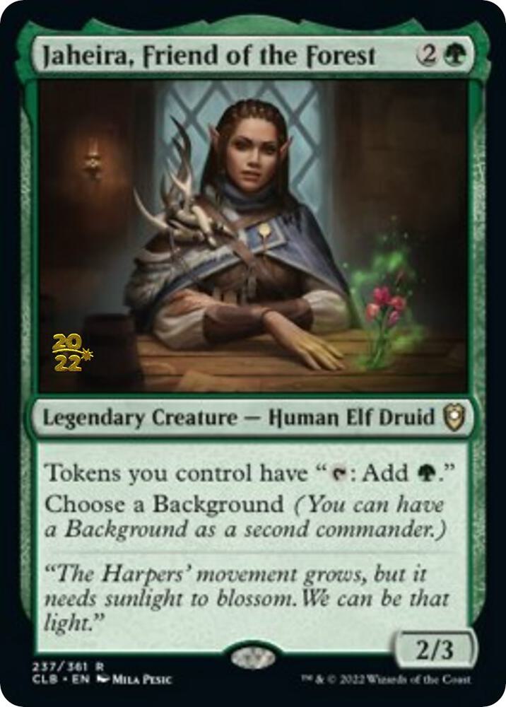 Jaheira, Friend of the Forest (237) [Prerelease Cards]