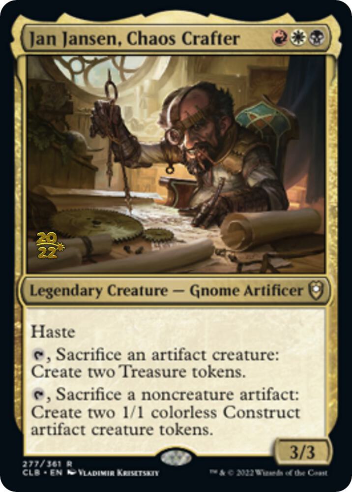 Jan Jansen, Chaos Crafter (277) [Prerelease Cards]