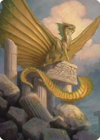 Ancient Gold Dragon Art Card (5/81) [Commander Legends: Battle for Baldur's Gate Art Series]