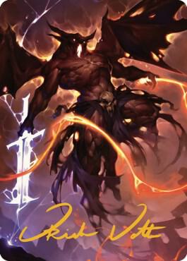 Balor Art Card (Gold-Stamped Signature) (7) [Commander Legends: Battle for Baldur's Gate Art Series]