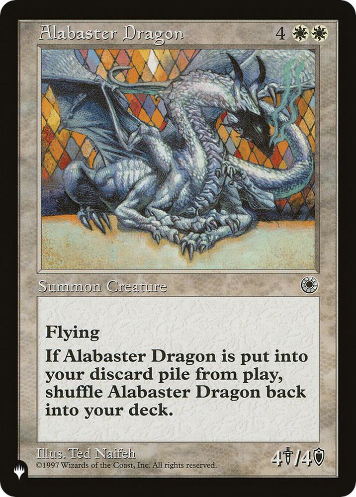 Alabaster Dragon (POR-1) [The List]