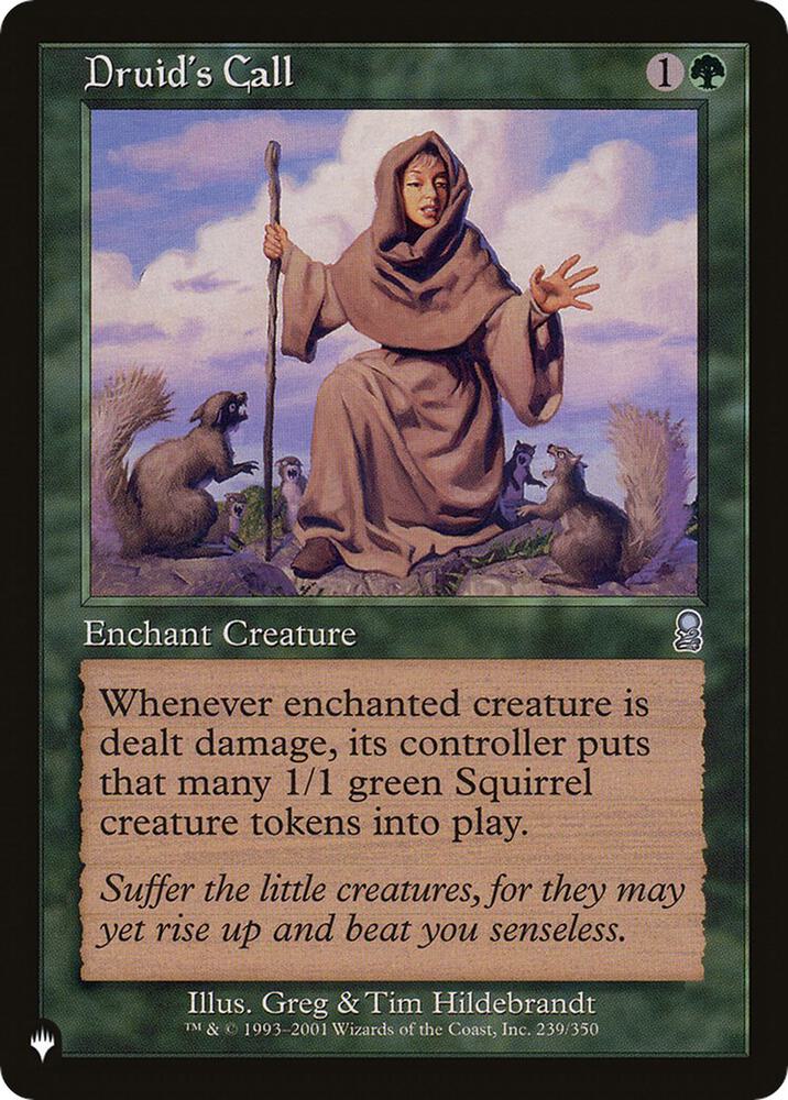 Druid's Call (239/350) [The List]