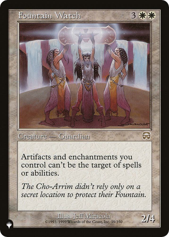Fountain Watch (19/350) [The List]