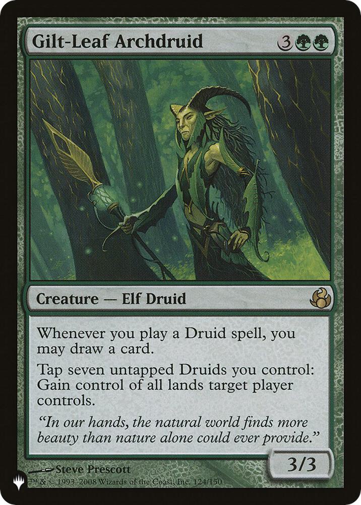 Gilt-Leaf Archdruid (124/150) [The List]
