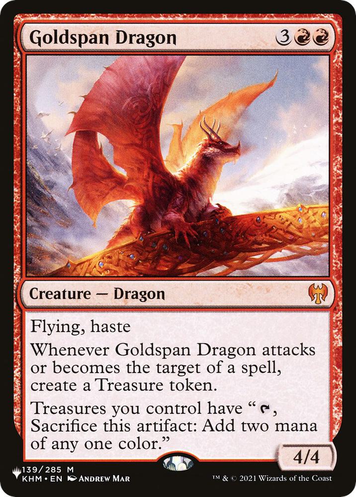 Goldspan Dragon (139/285) [The List]
