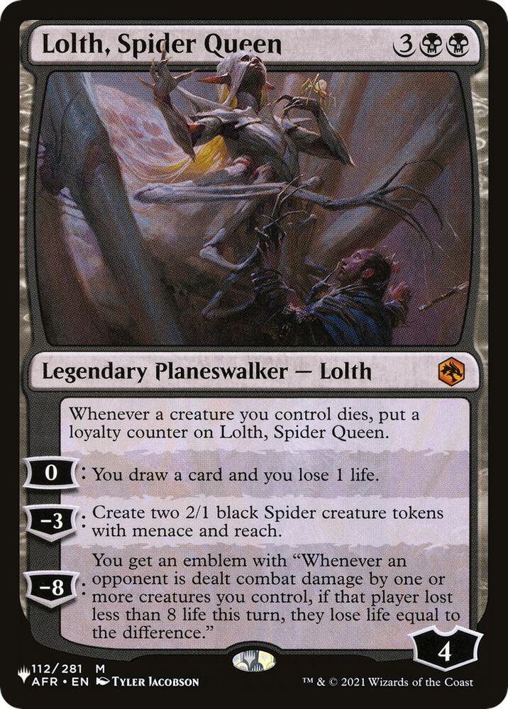 Lolth, Spider Queen (112/281) [The List]