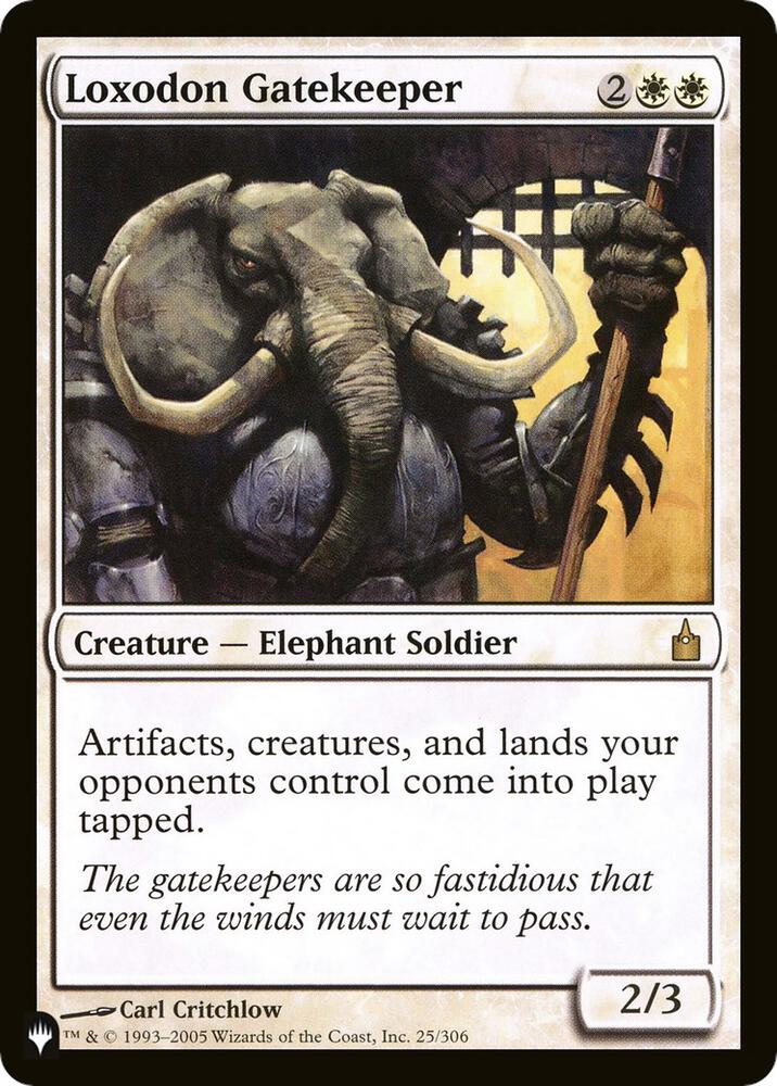Loxodon Gatekeeper (25/306) [The List]