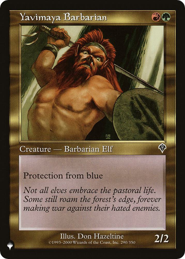Yavimaya Barbarian (290/350) [The List]