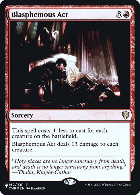 Blasphemous Act (162) [The List]