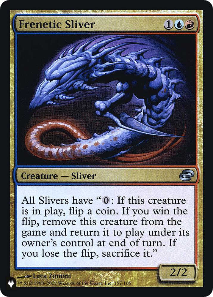 Frenetic Sliver (157) [The List]