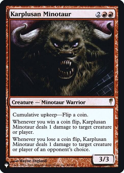 Karplusan Minotaur (86) [The List]