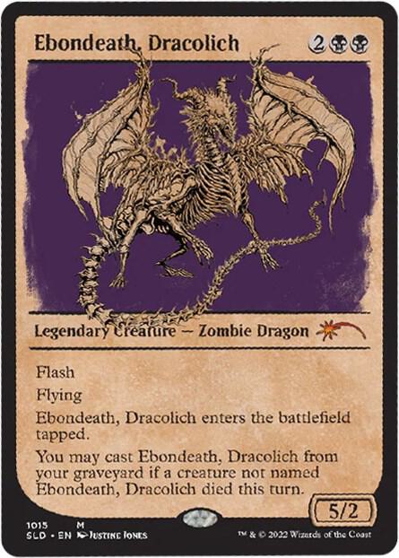 Ebondeath, Dracolich (Showcase) (1014) [Secret Lair Drop]