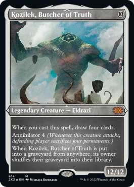 Kozilek, Butcher of Truth (Foil Etched) (414) [Double Masters 2022]