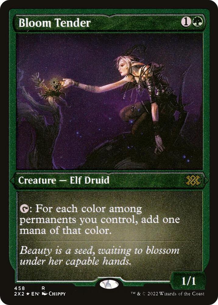 Bloom Tender (Foil Etched) (458) [Double Masters 2022]