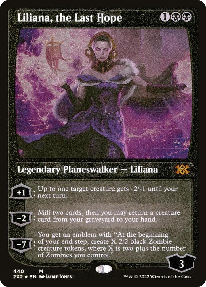 Liliana, the Last Hope (Foil Etched) (440) [Double Masters 2022]