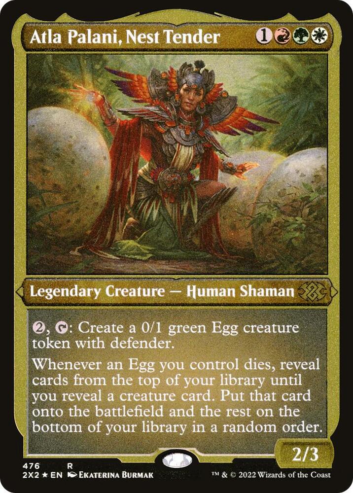 Atla Palani, Nest Tender (Foil Etched) (476) [Double Masters 2022]