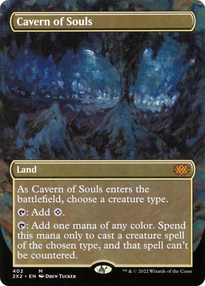 Cavern of Souls (Borderless) (402) [Double Masters 2022] [Borderless]