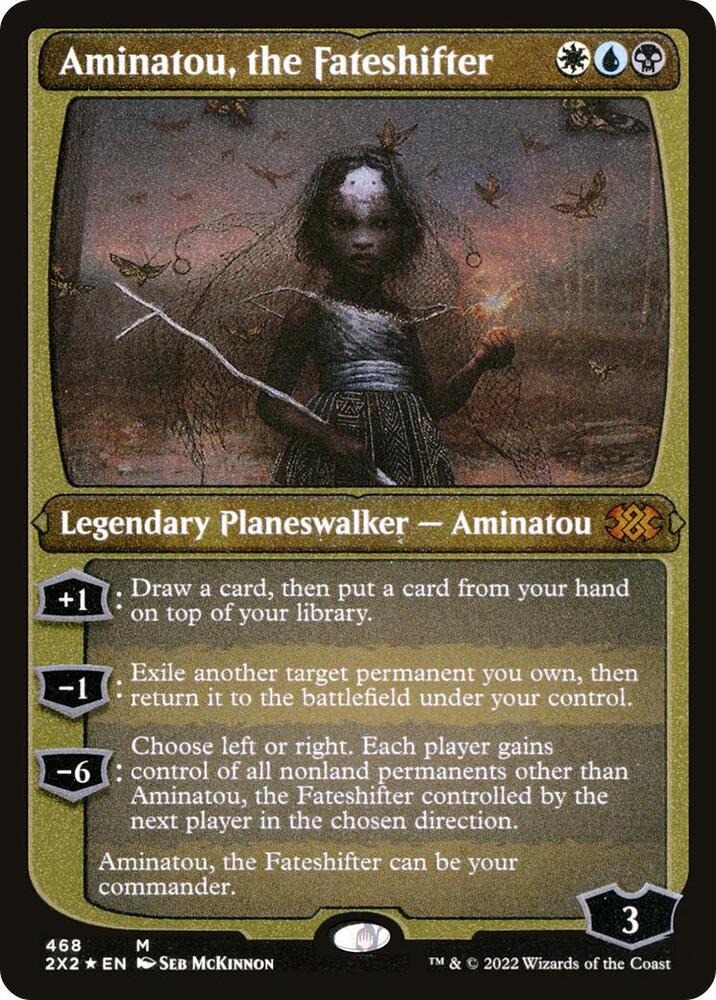 Aminatou, the Fateshifter (Foil Etched) (468) [Double Masters 2022]