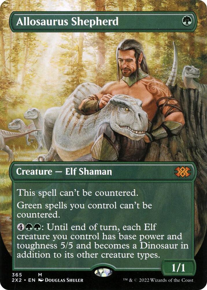 Allosaurus Shepherd (Borderless) (365) [Double Masters 2022] [Borderless]