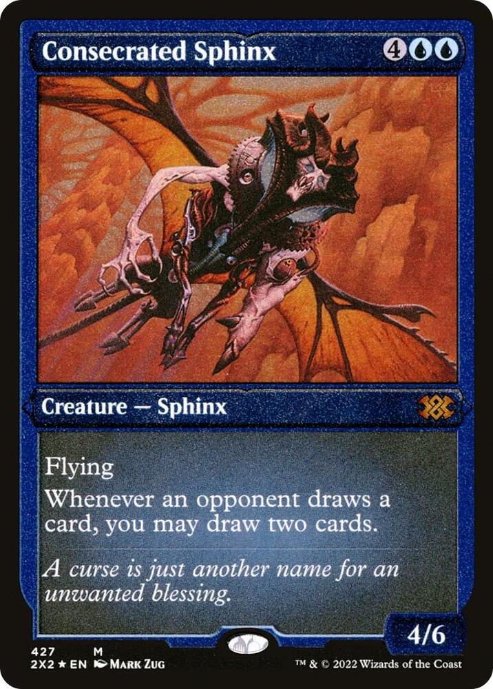 Consecrated Sphinx (Foil Etched) (427) [Double Masters 2022]