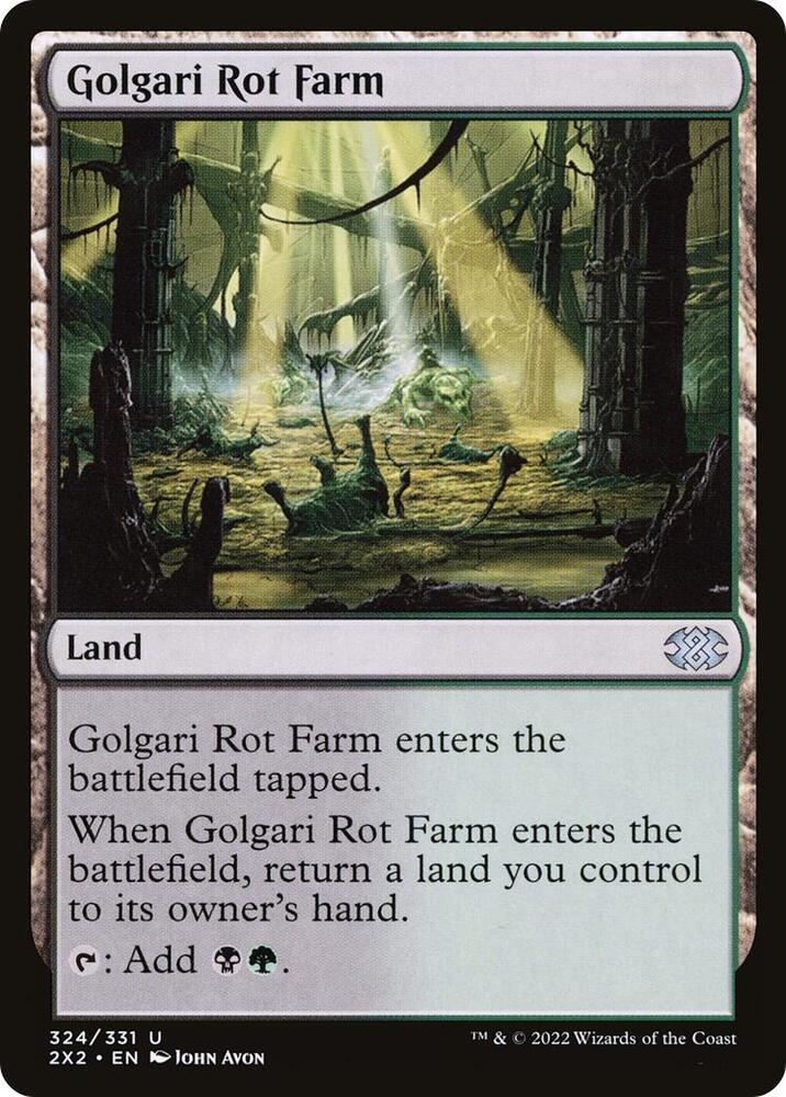 Golgari Rot Farm (324) [Double Masters 2022]