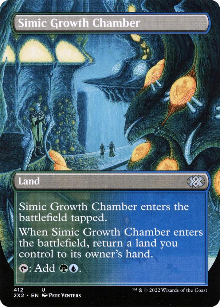 Simic Growth Chamber (Borderless) (412) [Double Masters 2022] [Borderless]