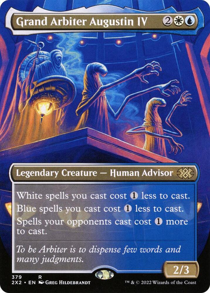 Grand Arbiter Augustin IV (Borderless) (379) [Double Masters 2022] [Borderless]