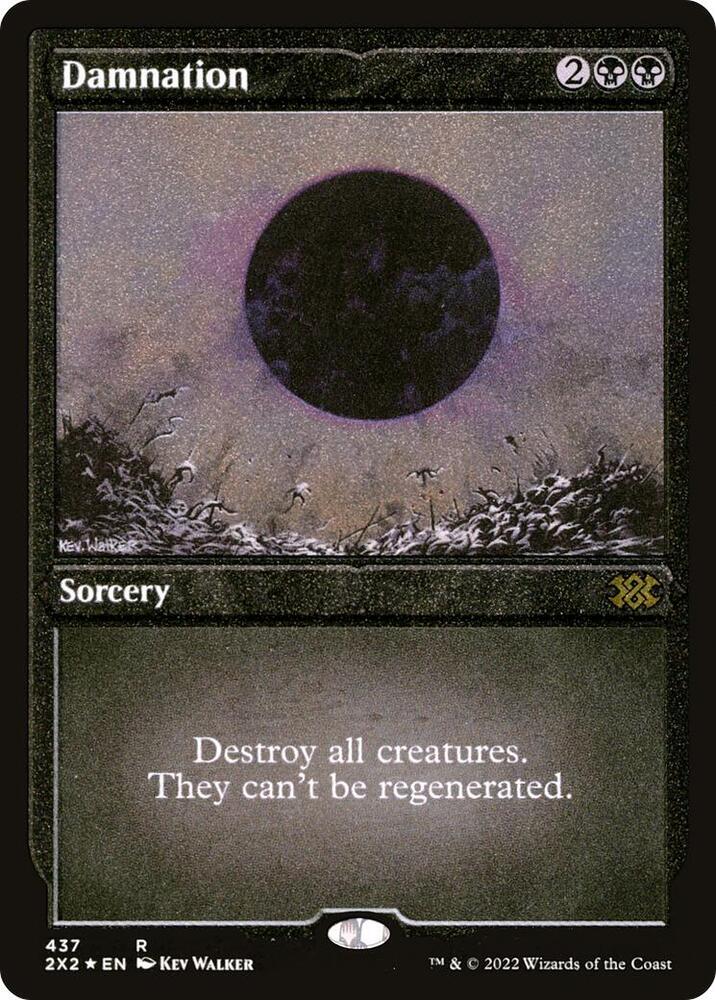 Damnation (Foil Etched) (437) [Double Masters 2022]